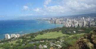 Die wunderschöne Küste von Honolulu
