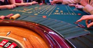 Probieren Sie Ihr Glück in Las Vegas z.B. beim Roulette.