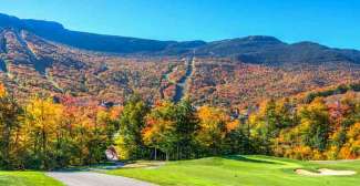 Herbstfarben in Vermont, USA