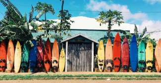 Surfen auf Maui