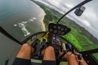 Helikopterflug über Kauai