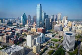Ein toller Blick auf Dallas.