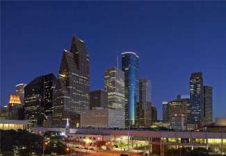 Die Skyline von Houston