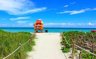 In Miami Beach gibt es viel zu erleben, gönnen Sie sich auch einen Tag am schönen Strand.