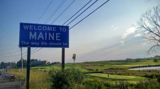 Landschaftlich reizvoll im Osten der USA gelegen - Maine.