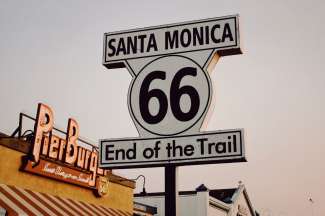 Der Endpunkt der Route 66, Santa Monica!