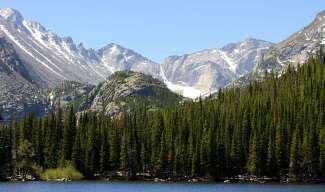 Der höchste Berg der Rocky Mountains ist der Mount Elbert (ca. 4400 m).