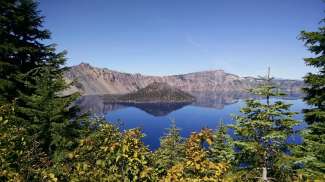 Crater Lake in Oregon in der Nähe von Eugene