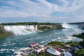 Die gigantischen Niagarafälle sind bereits vor mehr als 12.000 Jahren entstanden.