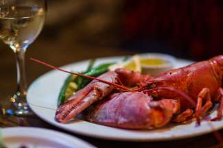 Hummer bzw. Lobster ist ein sehr beliebtes Gericht in Nova Scotia.