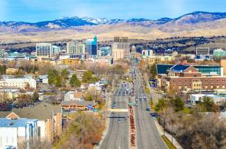 Ausblick auf die Stadt Boise in Idaho.