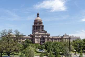 Das Kapitol des Staates Texas steht in der Hauptstadt Austin.