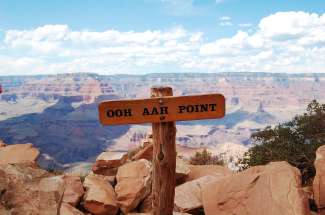 Einer der vielen lohnenden Aussichtspunkte am Grand Canyon ist der Ooh Aah Point.