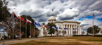 Das beeindruckende Alabama State Capitol.