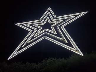 Das Symbol der Stadt, der &quot;Roanoke Star&quot;.