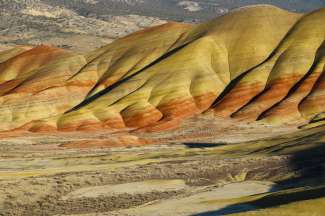 Painted Hills in John Day Fossil Beds National Monument