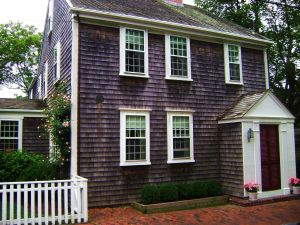 Historische Häuser auf Nantucket Island