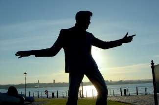 Statue von Elvis Presley