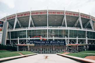 Das bekannte Baseball-Stadion Great American Ball Park wurde erst im Jahr 2003 eröffnet.