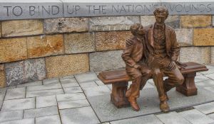 Lincoln and Tad Statue